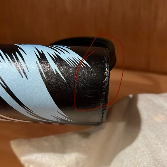 Moschino Graphic Black and Red Crossbody Bag - Picture 11 of 12